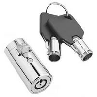 LOCK CYLINDER & 1 KEY NO: R9762